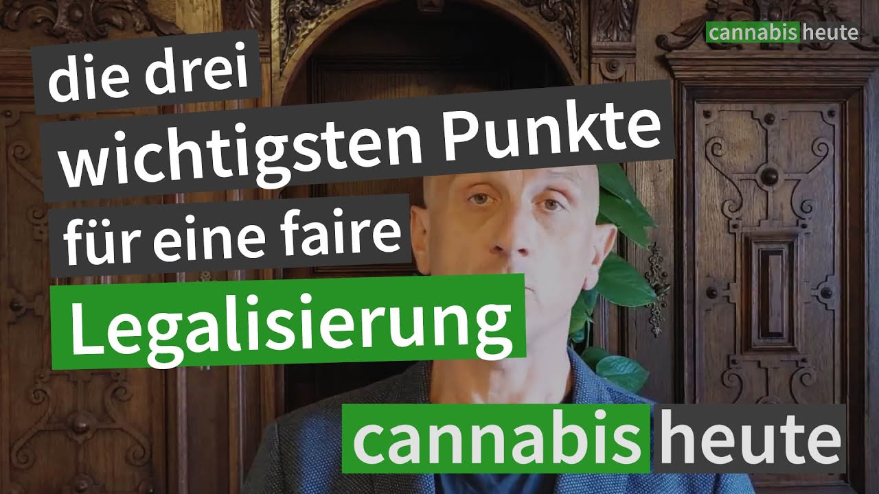 Cannabis Heute - Die drei wichtigsten Punkte für eine faire Legalisierung.